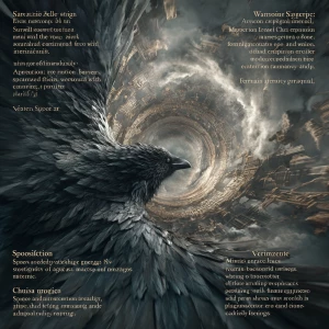 Variation 2 (Thematic: Supernatural/Magic):

"A sorcerer mid-t...