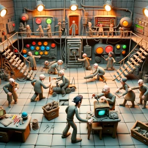 Um vídeo de stop motion feito inteiramente com massinha de crian...