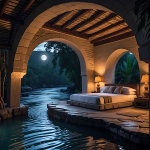 Guest Bedroom 3 — Moonwater Retreat
A tranquil room built partia...