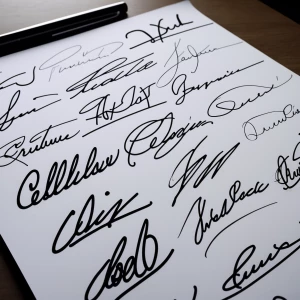 High‑resolution close‑up of a single sheet of white paper lying...