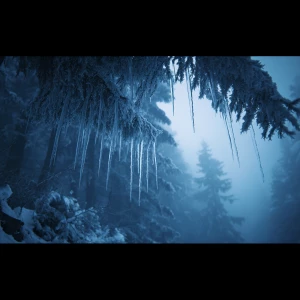 Snowstorm, Wonderland, Yule, Skiing, Icicles, Frost, Ethereal, F...