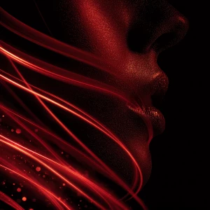 Create a visually captivating advertisement featuring dynamic ty...