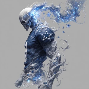 A high-detail digital painting of an ethereal, muscular figure w...