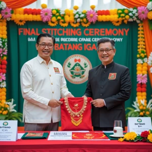 Please prepare Press kit for Final Stitching Ceremony Batang Iga...
