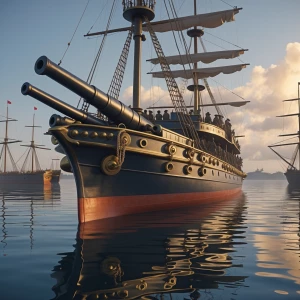 Royal yacht ready for battle – “Royal yacht of Zanzibar in harbo...