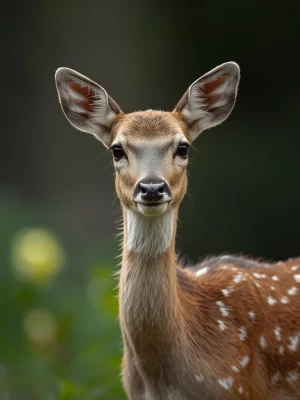 a small light-brown deer
