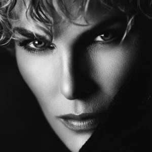 Ultra realistic big close-up portrait of Daryl Hannah, cinematic...