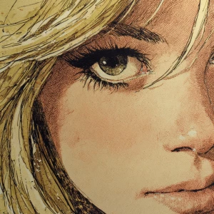 Close up of Brigitte bardot by milo manara