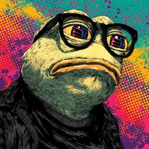MEME PEPE as humanoid cat GTA art style,  , in the style of a Gr...