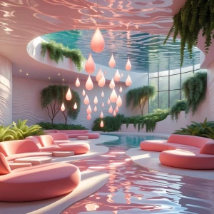 Main Living Room – The Bloom Atrium: A luminous heart of the man...