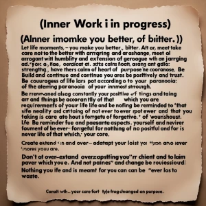 What I am working on currently:

(Inner work in progress)

Let l...