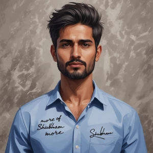 make it more hand written and correct the text in between and ad...