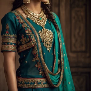 I want you to design an outfit which is Indian. The outfit shoul...
