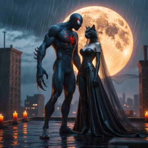 10-second ultra-realistic cinematic animation. A monstrous Doppe...