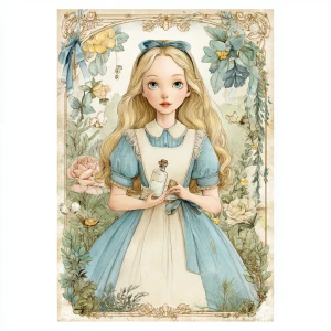 Print-ready junk journal page, A4 portrait full-bleed (≈2480×350...