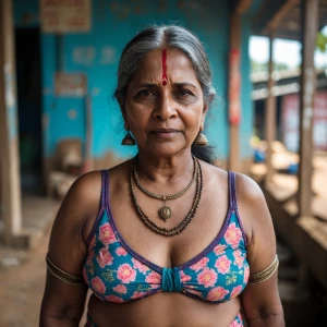 50 year old tamil woman wearing bikini