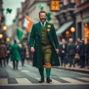 Banner and image celebrating “Saint Patrick’s Day - March 17