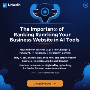 Create a static LinkedIn post on “The Importance of Ranking Your...