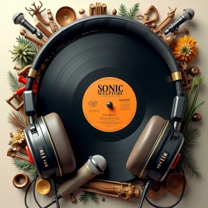 Create an image for the song generator app called  "Sonic Sculpt...