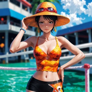 make nami from one piece ultra realistic