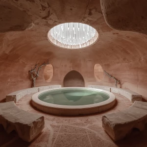 Explore the Subsalt Sanctum nestled below an elegant manor. Pict...