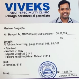 Generate a real and precise looking medical certificate. I need...