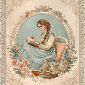 Print-ready junk journal page, A4 portrait full-bleed, 300 DPI....