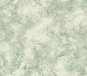 quiet sage-tinted marbled paper texture, parchment base with mut...