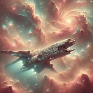 A shimmering cosmic voyage captures the eye in a mesmerizing acr...