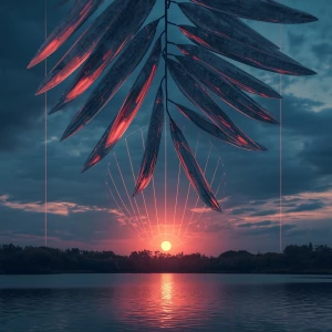 Hyper-realistic EDM festival poster layout. At the bottom of the...