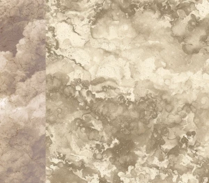 vintage marbled paper texture, stormy taupe-gray clouds with cre...