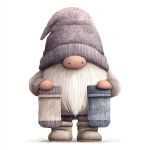 vintage cozy semi-realistic watercolor illustration of a cute ch...