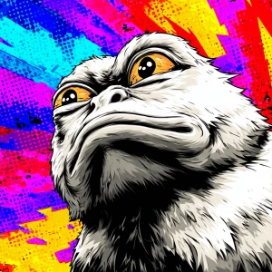 MEME PEPE as humanoid cat GTA art style,  , in the style of a Gr...