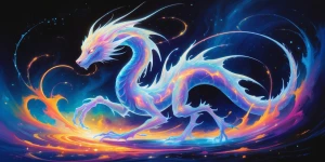 In an enchanting scene, a dazzling plasma prowler dances amidst...