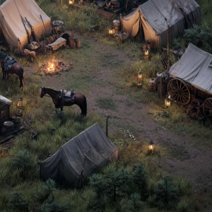 “A gritty 19th-century outlaw camp set in the southern Brazilian...