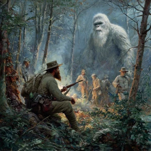 Confederate soldier's encounter with a Sasquatch community durin...