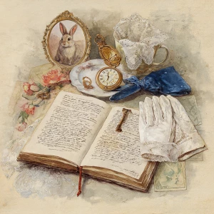 Print-ready junk journal page, A4 portrait full-bleed (≈2480×350...