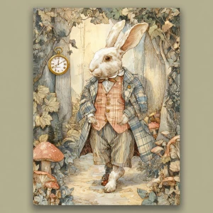 Print-ready junk journal page, A4 portrait full-bleed (approx. 2...