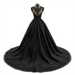 Generate a detailed, realistic image depicting the backview intr...