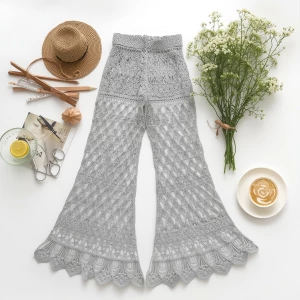 Craft an exquisite flat lay arrangement showcasing intricately h...