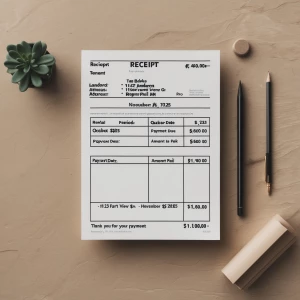 **Receipt**
---

**Tenant:** Tara Budke

**Landlord:** Robe...