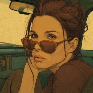 Sandra Bullock by Moebius
