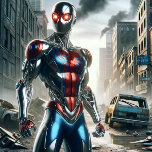 T-800 Spider-Man, 1990 apocalypse background