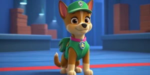 Skye from paw patrol Starts grow taller in height getting taller...