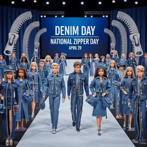 Denim Day

National Zipper Day

April 29
(Barbie fashion show, 2...
