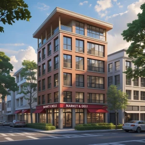 You are creating a residential building instead of Market & deli