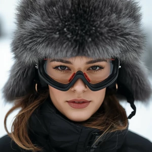 Fur Hat Skier Face Swap