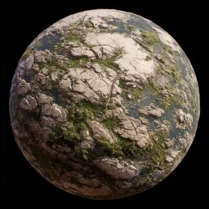 Dry sixteen by nine white angle picture of a planet with no gree...