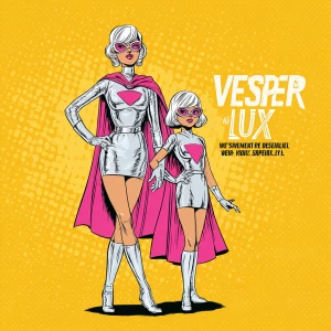 Retro 1960s comic book cover, bold yellow burst background, clea...