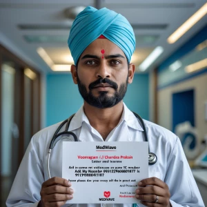 generate me a medical certificatw letter with my name voomagaran...